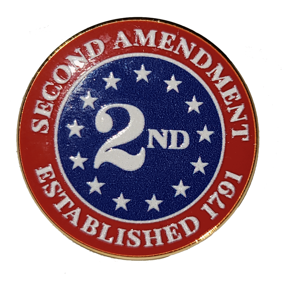 2nd Amendment Lapel Pin ★ Made in the USA ★