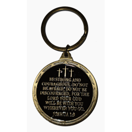 Alpha Omega Key Ring