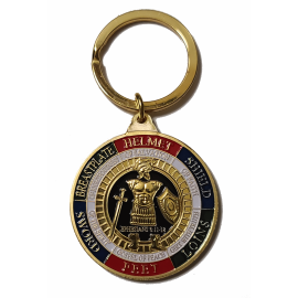 Armor of God Gold Pray Always Key Ring