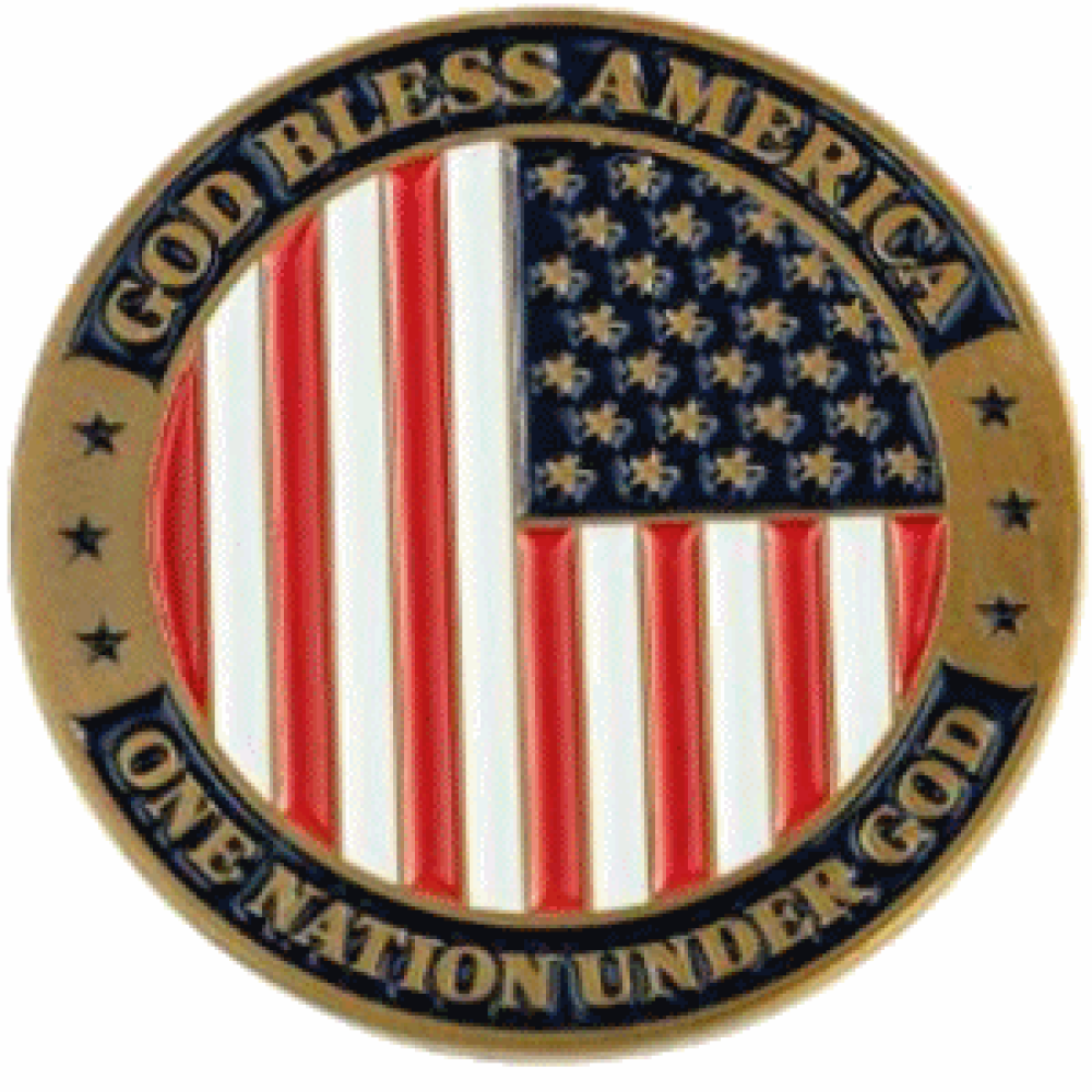 God Bless America Challenge Coin