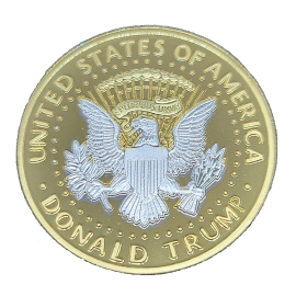 Trump 2024 Gold and Silver Challenge Coin