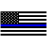 Thin Blue Line Flag Sticker ★ Made in the USA ★